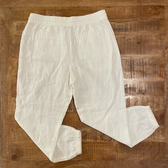 NWT Athleta Retreat Linen Joggers - Picture 3 of 7